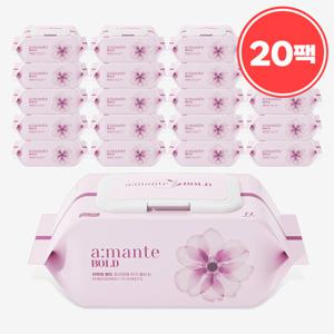 ★★20팩★★ 부드럽고 두꺼운 대용량 고평량 75gsm 물티슈 ?드 20팩