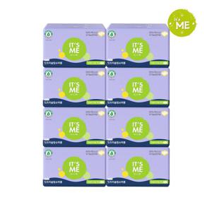 잇츠미 NEW 슬림 유기농 순면커버 생리대 수퍼롱 오버나이트 6P x8개