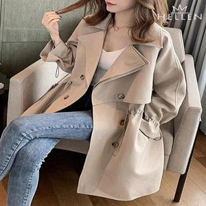 [헬렌]헬렌 봄 가을 간절기 여성 트렌치 숏 하프 바바리 테