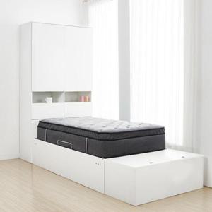 스스디 월투월 옷장 수납침대 슈퍼싱글 SS 벽에서 벽까지 맞춤가구