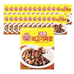 오뚜기 3분 쇠고기 짜장 24개
