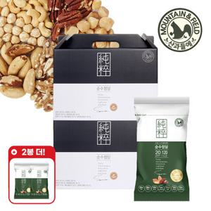 ★60봉+2봉더★ [산과들에] 7가지 볶음견과만 담은 순수정담 30세트x2+2봉더! (총62봉)