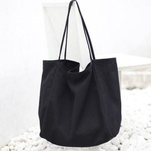 빅사이즈 캔버스 에코백 무지 연예인 대학생 숄더백 WFHEGRL