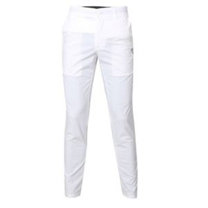 그렌에코 남성 봄 여름 골프웨어 편한 허리 통밴딩 스판 골프바지 화이트 GES22801