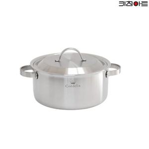 키친아트 코델리아 인덕션용냄비 통5중 304스텐 냄비 양수 20cm