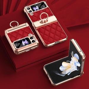 갤럭시Z 플립4 케이스/SM-F721 올인원 핑거링 보호 쥬얼리 케이스