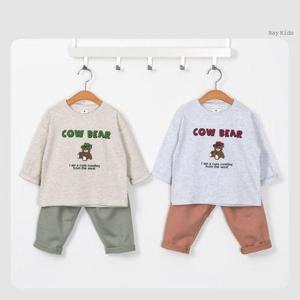 [레이키즈]카우 베어 심플 상하복