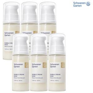 [설수현 PICK/홈앤 독점 공개] 슈바넨가르텐 버블 크림 설수현 패키지(버블 크림 마스크팩 100ml x 6)