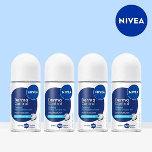 니베아 데오드란트 더마컨트롤 디펜드 롤온 50ml 4개