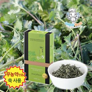 [거문도해풍쑥] 자연담은 거문도 해풍쑥 쑥차 친환경인증 쑥사용