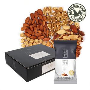 [산과들에] 오직견과 순수가온 50입 프리미엄 하루견과 선물세트 (+쇼핑백 증정)