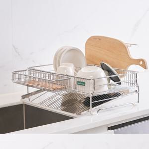 국산 올스텐 304 코즈모 식기건조대 1단+멀티바스켓