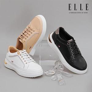 [엘르]엘르 여성 키높이 스텔라 스니커즈 단화 3종택1