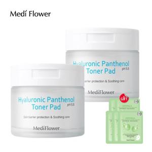 메디플라워 히알루로닉 판테놀 토너패드 60매x2개+마스크팩 5매