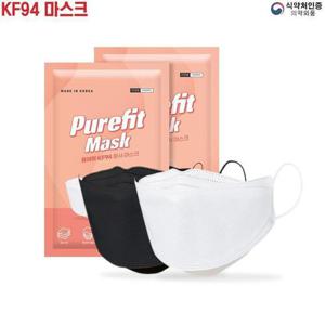 국내산_마스크_퓨어핏 kf94 100매