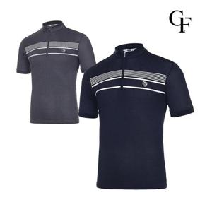 [아놀드파마]조르지오페리 골프 남성 쿨링 더블라인 반팔 티셔츠