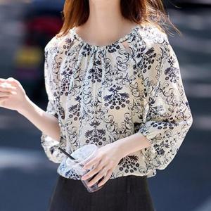 [패션시그널] 비트링클 5부소매 블라우스 3C6D5C