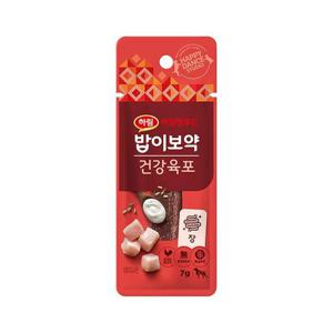 [하림펫푸드] 밥이보약 건강육포 장 7g