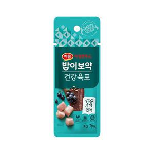 [하림펫푸드] 밥이보약 건강육포 면역 7g