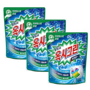 옥시크린 산소계 표백제 1.2kg 리필x3개 찌든때 얼룩제거 세탁표백