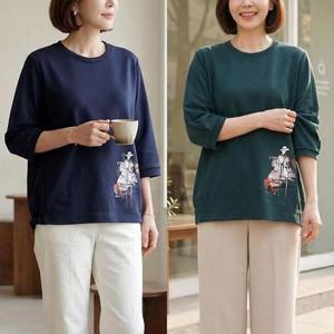 [엄마옷 로즈맘] 새은스트링티셔츠