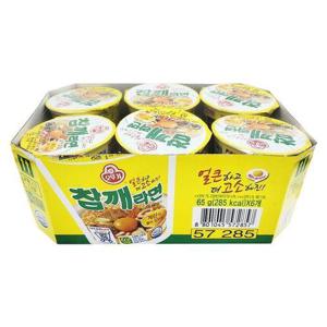 [대용량과자][과자센타]T52-오뚜기 참깨라면소컵 65g 6입x2 (13955137)
