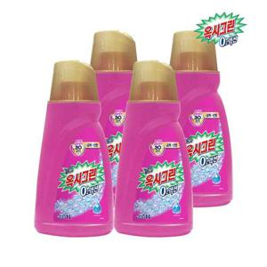 [옥시크린] O2액션 리퀴드 표백제 1L x4개