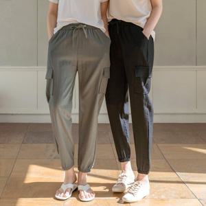 [빠른배송]쿨함 솔솔 인견 카고 조거 팬츠