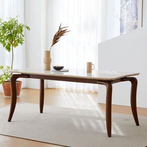 스코나 하우드 이태리 천연 대리석 애쉬원목 2000 8인 식탁테이블