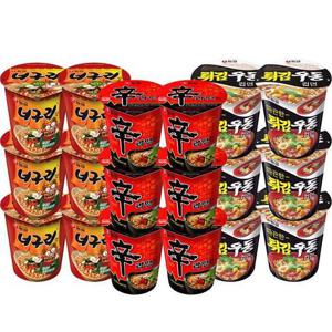 갤러리아_농심 컵라면 혼합 18개(신라면6개+튀김우동6개+너구리6개)