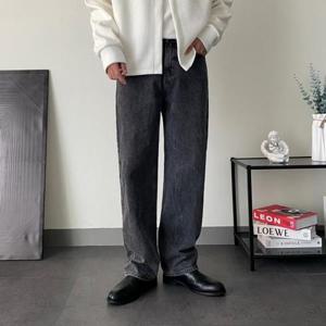 [모노폴로지]남자일자청바지 3종 남자생지데님