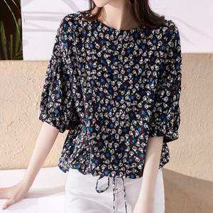 [몽벨리즈]리네아스트링블라우스 mde2302084