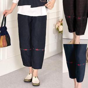 [엄마옷 로즈맘] 민솔자수인견바지