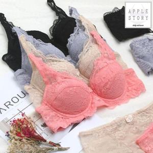 [애플스토리]플라워레이스브라팬티8종_4세트