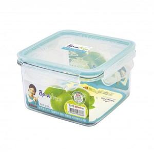 트라이탄 정사각 밀폐용기 냉장고정리 보관용기 반찬통 860ml