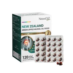 내추럴엔젯 뉴질랜드 초록입홍합오일 15000mg 120정(4개월분)