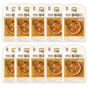 [다담]청국장찌개양념130gX10개/간편 파우치양념