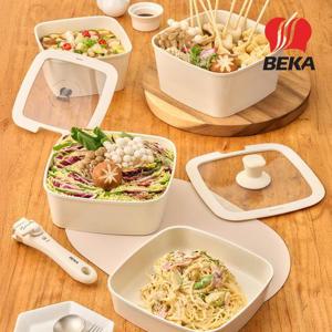 베카 블랑 플레이팅쿡 인덕션겸용 탈부착 냄비9종세트