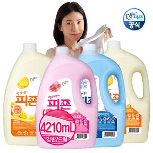 피죤 대용량 섬유유연제 4210mlx4개 / 일반드럼겸용