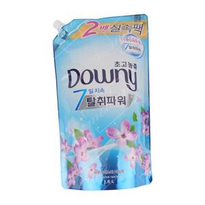 다우니 탈취파워 섬유유연제 리필 레몬그라스라일락 WFL0OC9