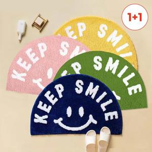 [1+1] 킵스마일 간편세탁 극세사 발매트 컬러4종 (총2개입)