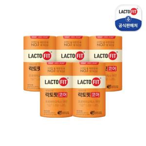 [종근당건강] 락토핏 코어 5통 (총 300포)