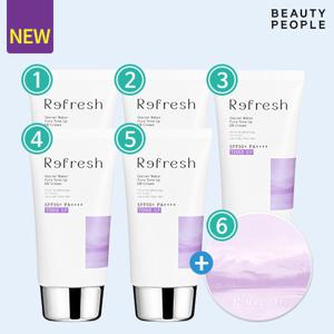 [방송에서만]철벽녀 리프레쉬 톤업선크림4개+방송에서만 선크림1개&선쿠션1개