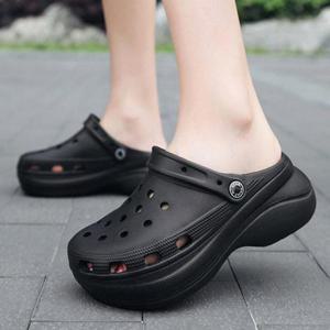 베리슈 여성 5cm 키높이 쿠션 여름 슬리퍼 통굽샌들