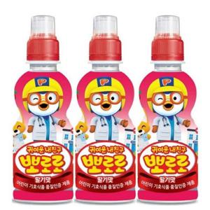 [팔도] 뽀로로 딸기맛 235ml x 12페트