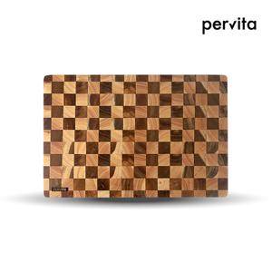 페르비타 엔드그레인 체크도마 대 / 플레이팅 / 아카시아나무