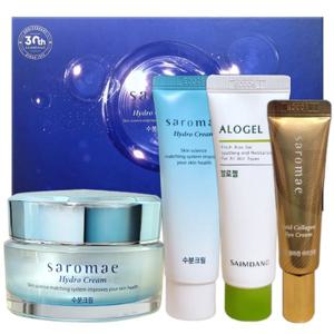 사임당 사로매 수분크림 기획세트(1개) 크림50ml+30ml+알로젤30ml+아이크림10ml