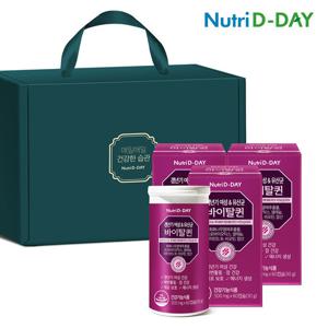 뉴트리디데이 갱년기 여성 & 유산균 바이탈퀸 3병 선물세트