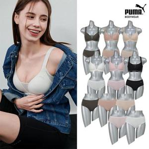 [푸마] 노와이어 드라이셀 액티브 쿨 브라팬티 12종세트(브라4+팬티8)