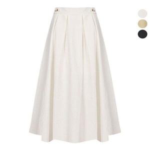 [머스트비]여성 플레어 핀턱 비조 스커트